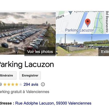 Apt Des Artistes, 3 Min A Pied Gare Et Centre Valenciennes Eksteriør bilde